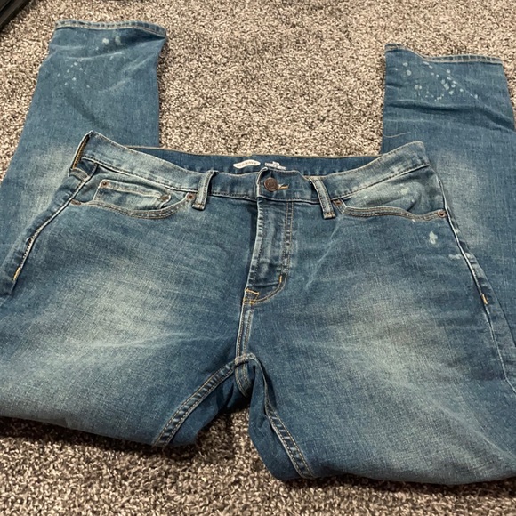 OLD NAVY 32X32 bleached jeans - Picture 1 of 4